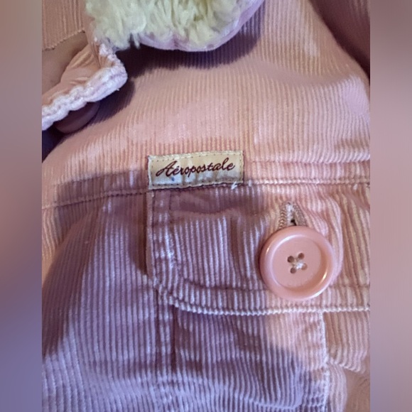 Aeropostale Baby Pink Corduroy Jacket - Picture 4 of 12